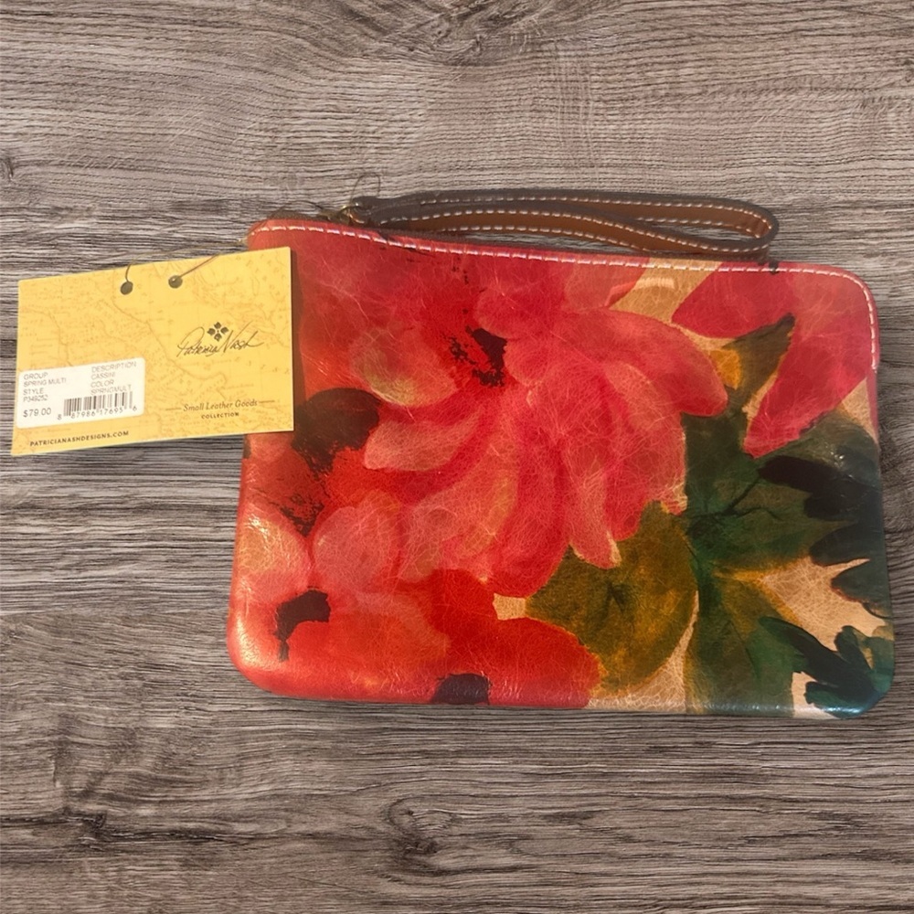 Patricia Nash Cassini spring multi wristlet nwt - Picture 2 of 6